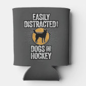 犬とホッケーに気を取られる 缶クーラー (裏面)