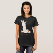 犬とヨガのための樹皮と部屋 Tシャツ (正面フル)