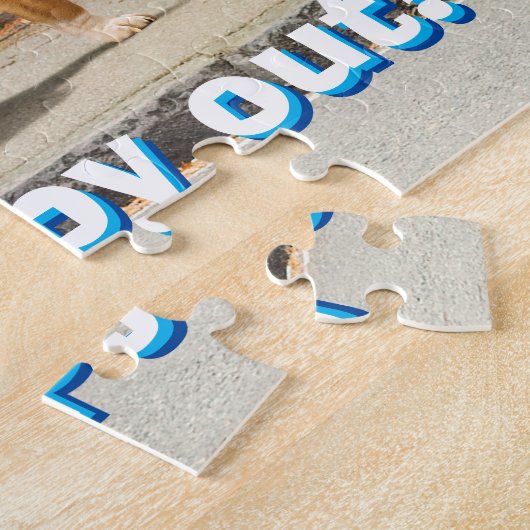 犬とレインボーグラフィティ ジグソーパズル (側面)