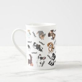 犬とワォフ   ボーンチャイナマグカップ