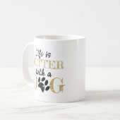 犬と一緒が一番 チワワ ギフト コーヒーマグカップ (正面左)