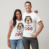 犬と一緒が最高 Tシャツ (ユニセックス)