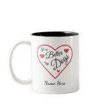 犬と一緒なら人生はもっと素敵になる - 名入れ済み