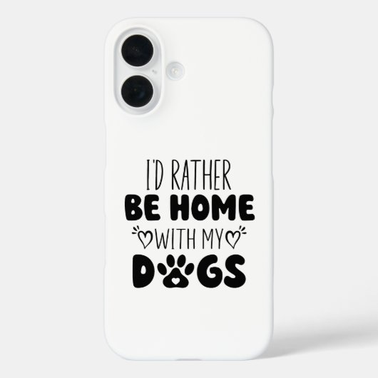 犬と一緒に家に帰りたい Case-Mate iPhoneケース (裏面)