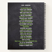 犬と一緒に旅する旅 ノートブック (裏面)