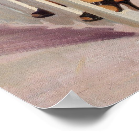 犬と一緒のピンアップ遊び時間 ポスター (角)