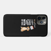 犬と予定があるから無理 - 面白い犬の愛 Case-Mate iPhoneケース (裏面(横))