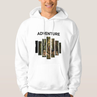 犬と冒険 森の屋外Tシャツ パーカ