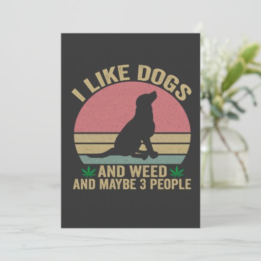 犬と大麻が好きで、もしかしたら3人でヴィンテージな感じ 招待状 (スタンド正面)