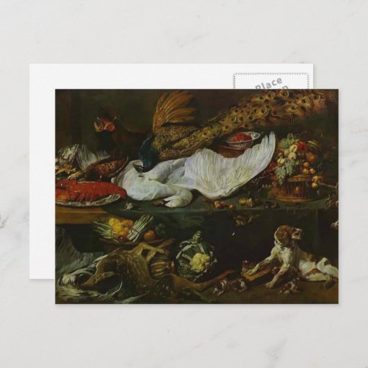 犬と子犬を飼い、フランスナイダー ポストカード (正面/裏面)