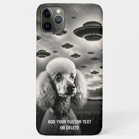 犬と宇宙飛行士がUFOを愛するテーマギフト Case-Mate iPhoneケース (裏面)