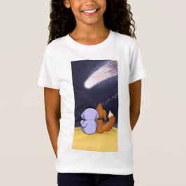犬と宇宙飛行士は彗星を見る Tシャツ