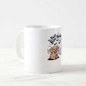 犬と幽霊がワインを飲む。クラシックTシャツ コーヒーマグカップ (正面左)