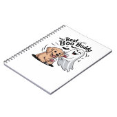 犬と幽霊がワインを飲む クラシックTシャツ ノートブック (左側)
