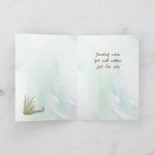 犬と手術感じ後のドイツの羊飼い カード (内部)