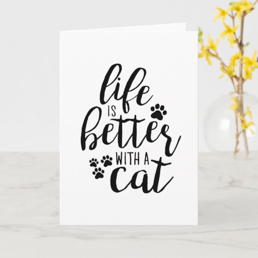 犬と暮らすのは犬の目的引用文 カード (黄色い花)