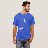 犬と月と星 Tシャツ (正面フル)