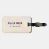 犬と本の好き ラゲッジタグ (裏面横)