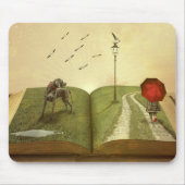 犬と本 マウスパッド (正面)