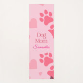 犬と母のカスタマイズ可能 ヨガマット (正面)