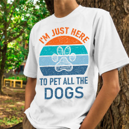 犬と犬の愛人を飼うために来たばかりだおもしろい Tシャツ