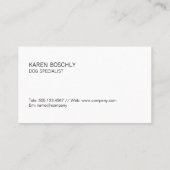 犬と犬 名刺 (裏面)