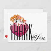 犬と猫のおもがき ポストカード (正面/裏面)