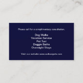 犬と猫のホームアローン真夜中ペットシッター 名刺 (裏面)