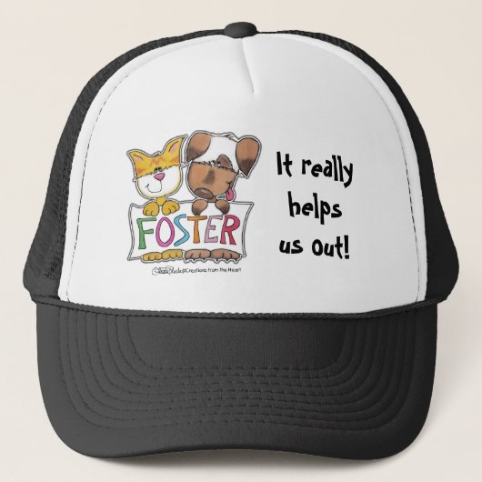 犬と猫のホールドFOSTERバナー キャップ (正面)