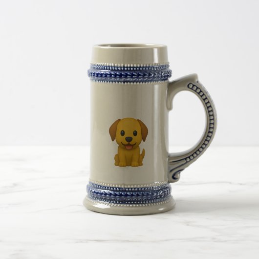 犬と猫のマグカップ ビールジョッキ (右)