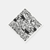 犬と猫のマンガ» 紙ナプキン スタンダードカクテルナプキン (角)