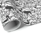 犬と猫のマンガ» Wraping紙 ラッピングペーパー (ロールコーナー)