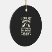犬と猫の宗教的な名言 セラミックオーナメント (右)