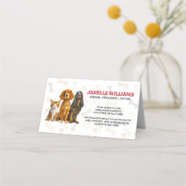 犬と猫の座り |前足と骨のパターン ロイヤリティカード