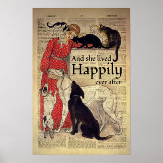 犬と猫の恋人と彼女は今まで幸せに暮らした ポスター