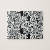 犬と猫の漫画»パズル ジグソーパズル (横)