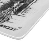 犬と猫の窓を見て、ペット悔やみや弔慰 カッティングボード (角)