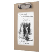 犬と猫の窓を見て、ペット悔やみや弔慰 クリップボード (左)