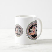 犬と猫の関係 コーヒーマグカップ (正面右)