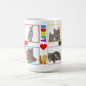 犬と猫の養子縁組と救助は優しい愛のマグカップ コーヒーマグカップ (中央)