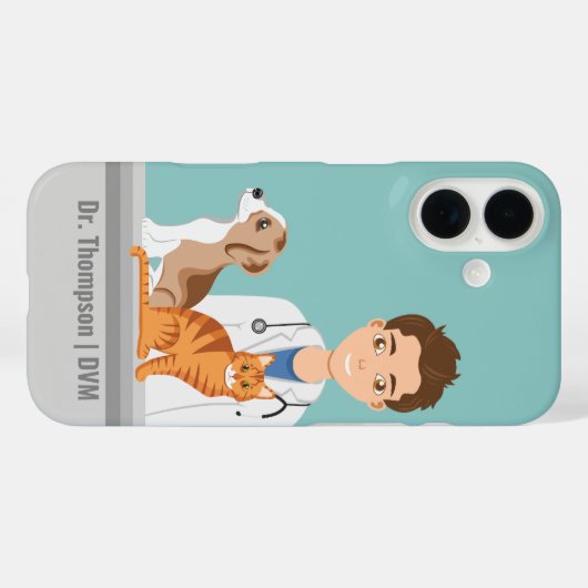 犬と猫を飼った獣医 Case-Mate iPhoneケース (裏面 (横))