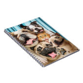 犬と猫グループの写真 ノートブック (右側)