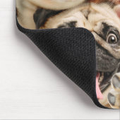 犬と猫グループの写真 マウスパッド (コーナー)