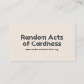 犬と猫ハグメール可能ハグインサートカード コーリングカード (裏面)