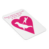 犬と猫ハート マグネット (右側)