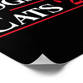 犬と猫2024彼らは食べ犬の犬 ポスター (角)