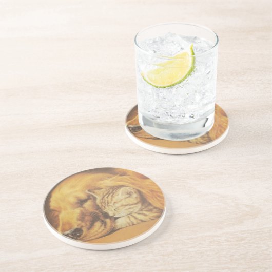 犬と猫 コースター (側面)