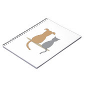 犬と猫 ノートブック (左側)