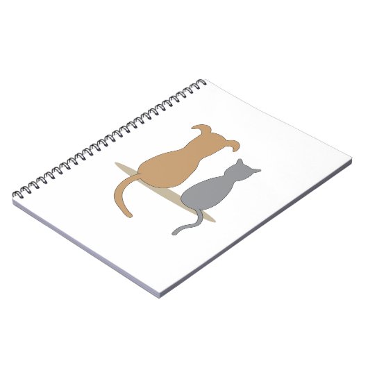 犬と猫 ノートブック (左側)