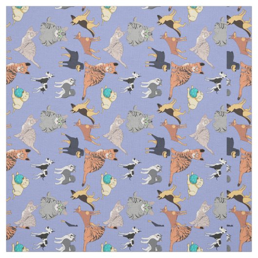 犬と猫 ファブリック (見本)